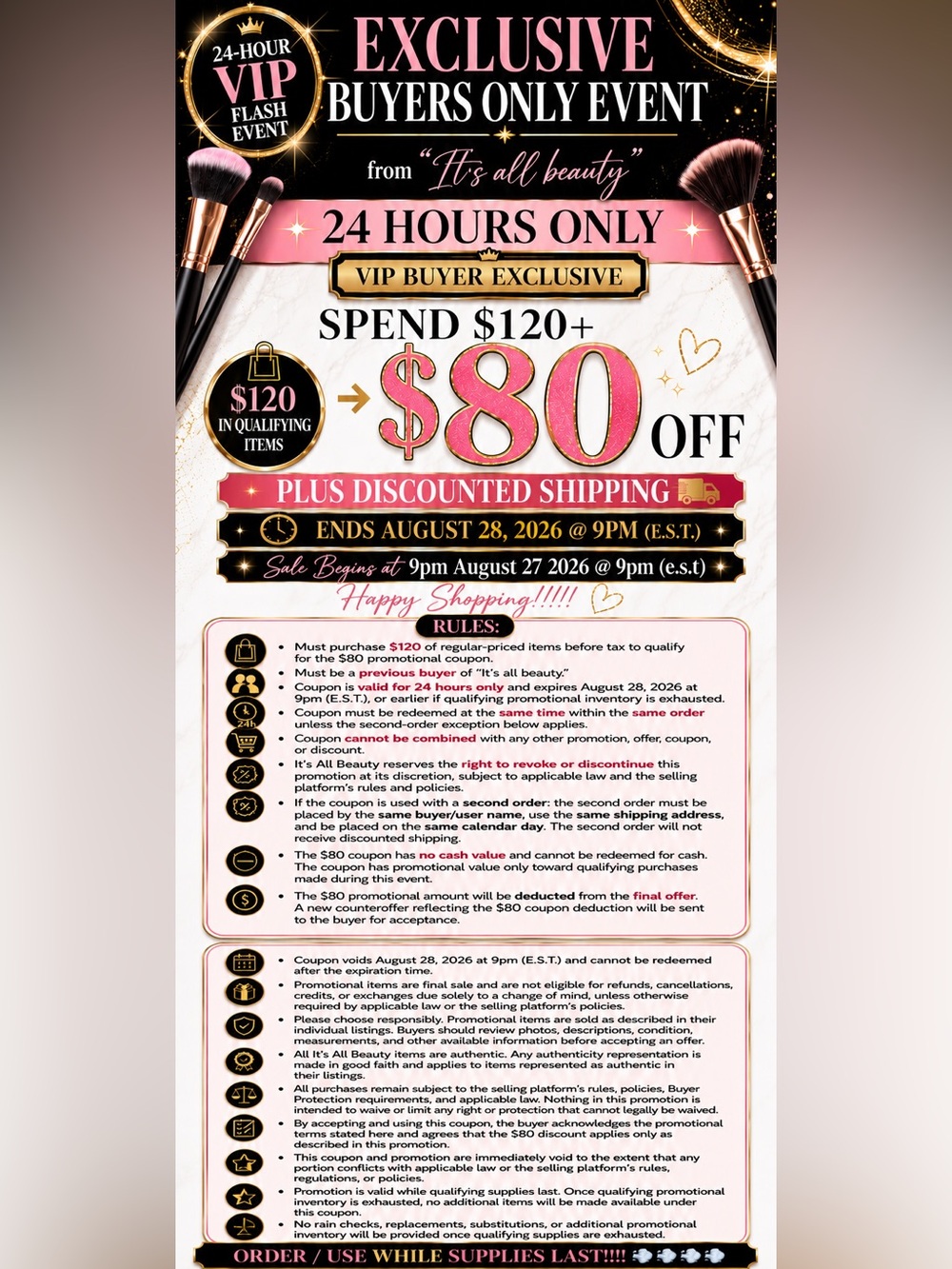 Sales Event!!!!!